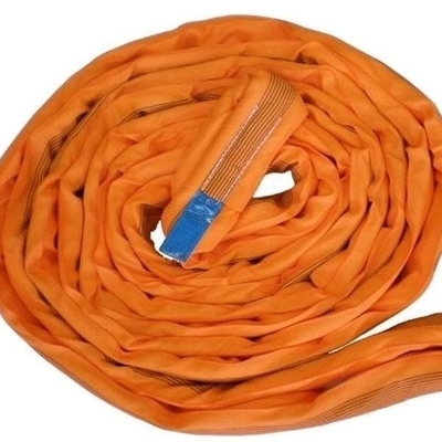 Orange 60 Polyester-Rundschlinge, Endlos-Gurtbandschlinge, 12 Tonnen, 2 Meter