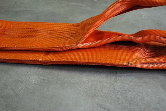 Polyester-des gewebten Materials der Orangen-24 der Tonnen-300mm Riemen