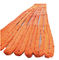 Orange 8:1 100 Tonnen-Polyester-Rundschlinge, 120mm Hochleistungsbügel für das Anheben