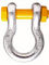 1,25 Zoll WIRD 12 die Tonnen-breite Körper-Fessel-Stahlsicherheit Pin Bow Shackle