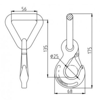 11000 kg Ratchet Tie Down Gürtel Augenschleifhaken und anpassbare OEM/ODM-Dienstleistungen für den sicheren Gütertransport