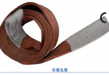 2 Tonnen Arbeitslastgrenze Polyester Webbing Sling für Schwerlastheben und Materialbehandlung