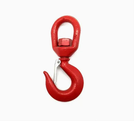 A320 Galvanisierter Kettekranhocker  US Typ 320A Legierstahl Drop-Forged Locking Lifting Hook mit Sicherheitsschloss